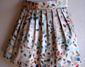 Girls Skirt . Pretty Petals in Multi . Children's Clothing / 2T&4T