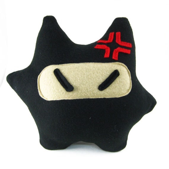 Ninja Mau Plush Pillow ( Ninja Cat Pillow ) PLUP001