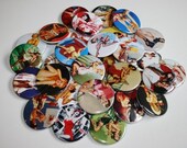 10 Pinup Girls MIRRORS with organza bags - Bachelorette Party Favor, Hen Party Favor, Bachelor Party Favor, Bridal Shower Favor