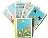 Boxed Notecard Set - Map Paintings