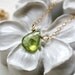 Peridot Necklace, August Birthstone, 14k fill gold chain, August Birthday, Dainty Faceted Gemstone Necklace, Simple, Solitaire Necklace
