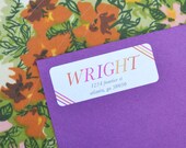 Rio Stripes Return Address Labels