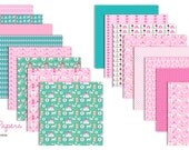 Instant download digital princess papers for scrapbooking, birthdays, castle, kingdom Il_170x135