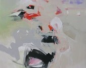 MOVING SALE - Abstact Painting Abstract Art Original Painting Expressionist Acrylic Painting on Canvas Subdued Colors by Linda Monfort