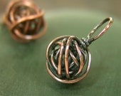 Copper Wire Ball Stitch Marker - Made to Order - Sizes US6 to US15