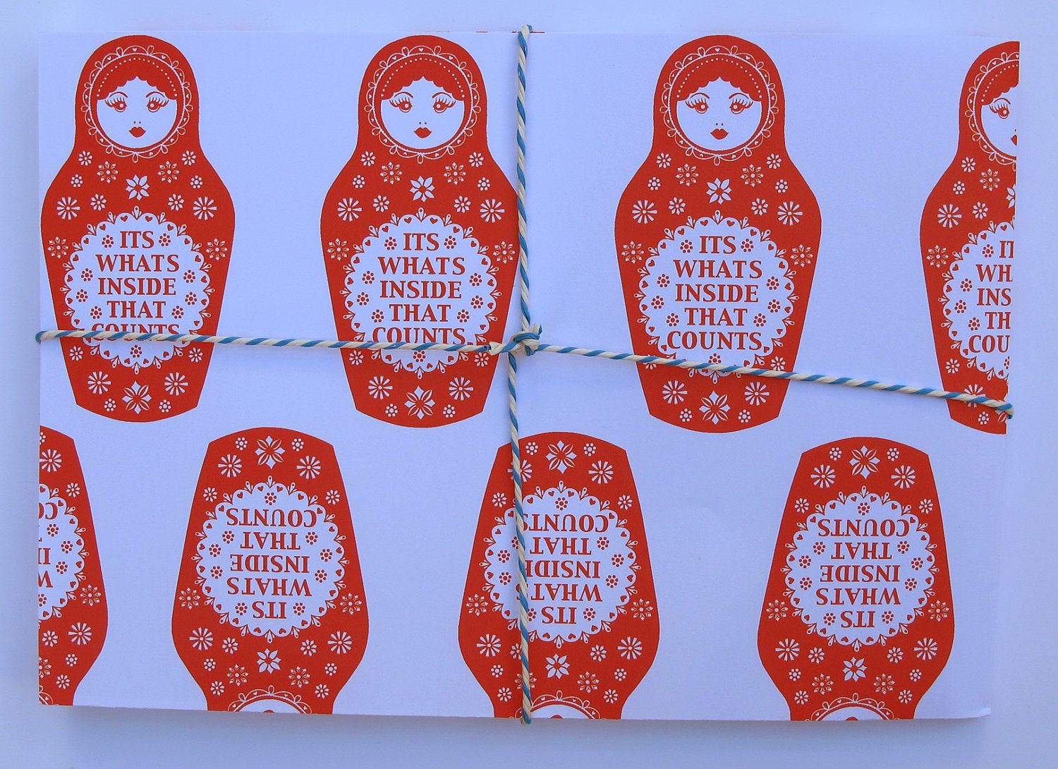 Its Whats Inside That Counts Wrapping paper multipack