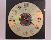 Laser Etched Rage Guy Comic Meme Clock