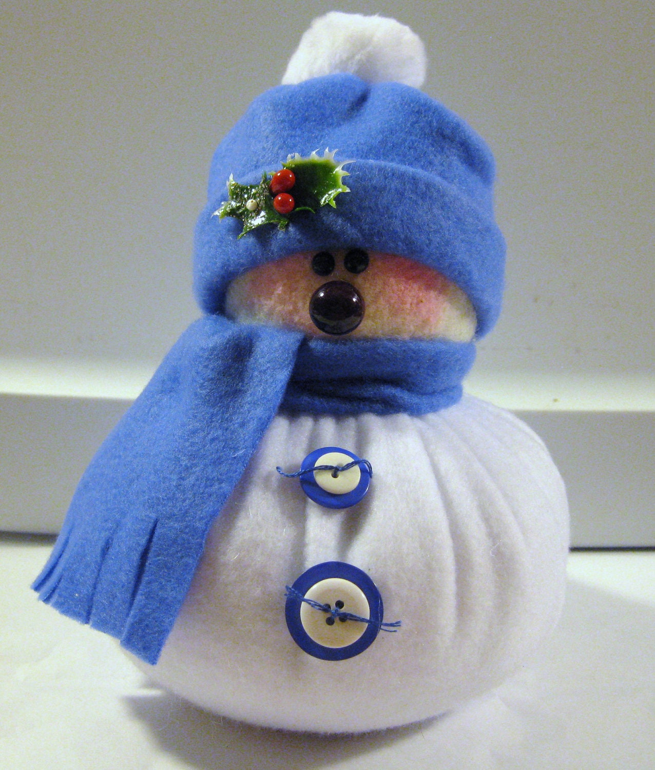Snowmen Chubby Little Bits Snowmen in Blue