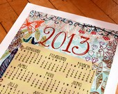 2013 wall calendar-13 x 19 poster-honeysuckle edition