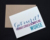Sassy Greeting Card: Get Over iIt