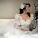 Wedding Fascinator Headpiece White
