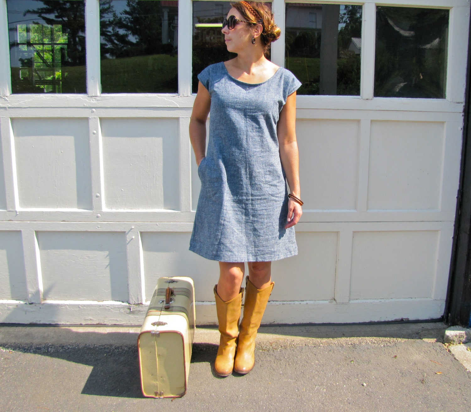 Hemp Denim Pocket Tunic