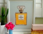 CHANEL No 5 GRAY Print