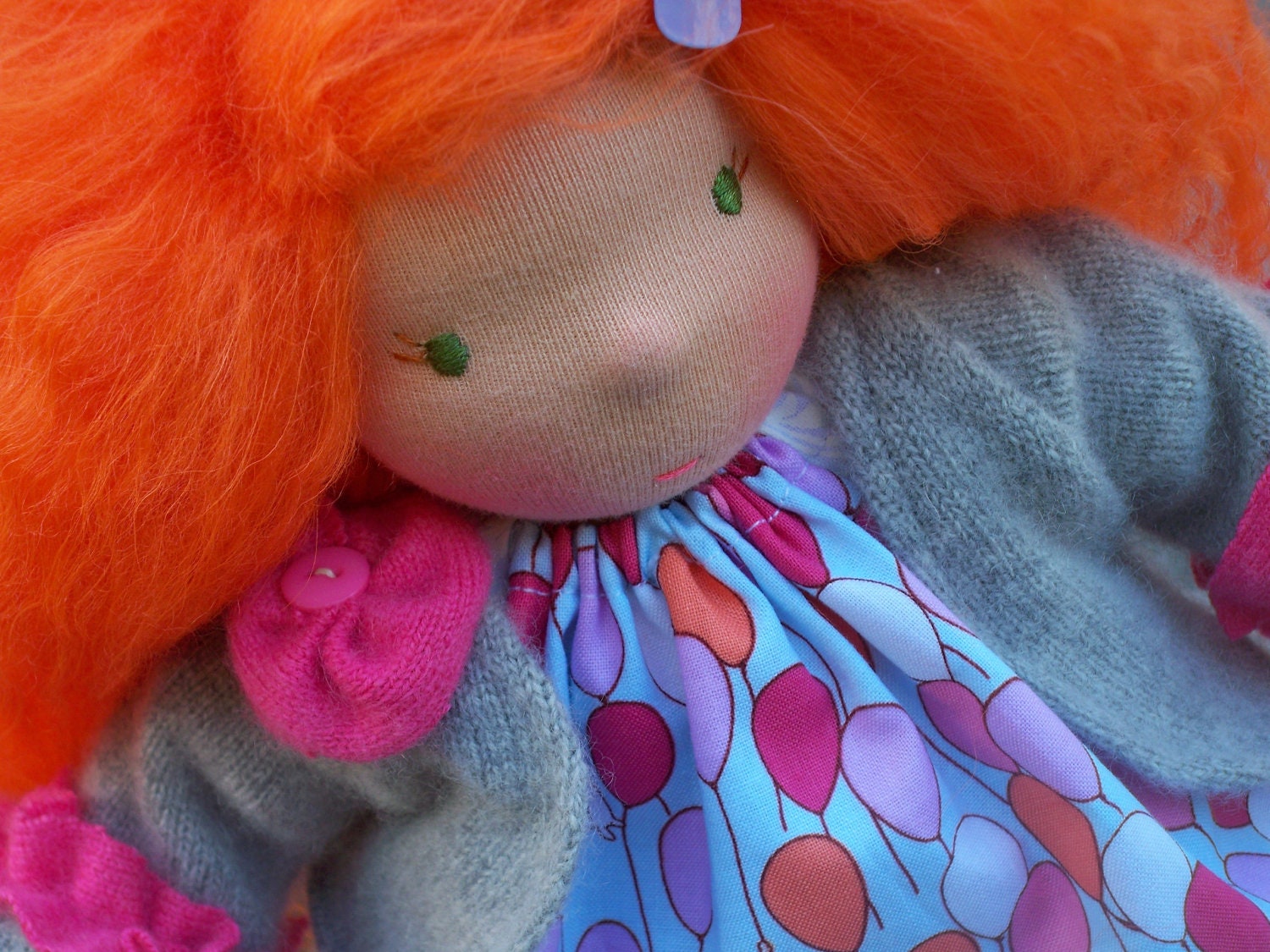 Custom Waldorf doll 1st payment for a girl or baby  doll  12" or 14"