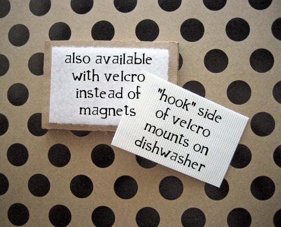 Upcycled Scrabble Tile Dishwasher Magnet Clean or Dirty