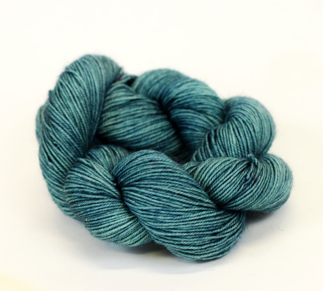Steel Blue - Fingering Lace yarn - dyed to order