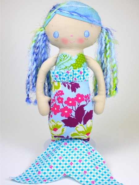 MerMae Mermaid PDF Doll Pattern