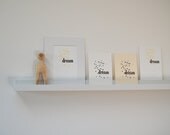 Dream2, limited edition letterpress art print 5x7