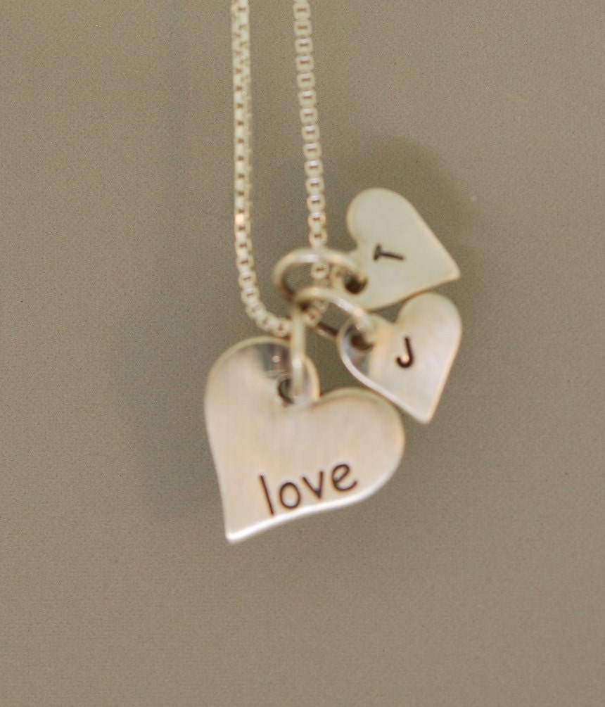 Initial Loving Hearts