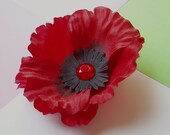 Poppies Hair Clip