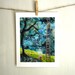 Forever Young, Bob Dylan lyrics, little boy nursery new baby,  8.5 x 11 Archival Reproduction Print