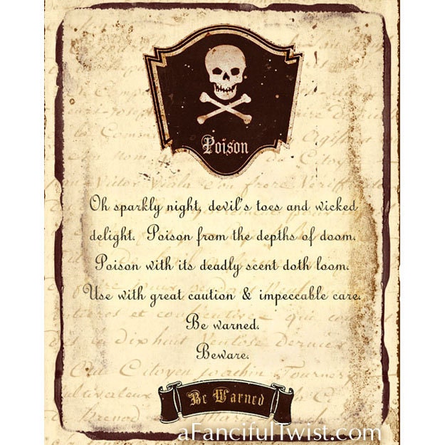 Poison Spell - 8 x 10 Print