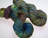 SPRING SALE 30 Percent Off -- Hand Painted 2-Ply Superwash BFL and Nylon Sock Fingering -- Tropical Fish