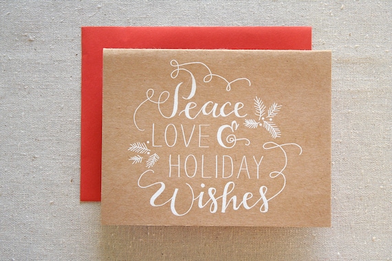 Holiday Wishes Engraved Card