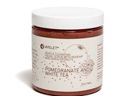 Pomegranate and White Tea - Gentle  Facial Cleansing Scrub with Rosehip, Avocado, and Seven Extracts