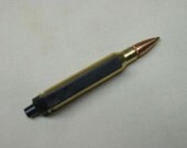 Bullet Pen Brass Mini Retractable Military 5.56 223 Remington