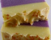 Bergamot Violet Handmade Vegan Soap -  made with pure coconut milk from Arcadia Aromatics