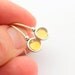 honey gold citrine sterling silver earrings November birthstone