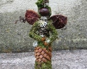 Faery figure in all natural materials custom order