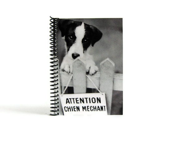 Beware of Dog - Notebook Spiral Bound - 4 x 6 in