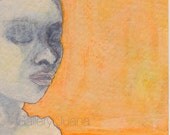 female figure painting, original