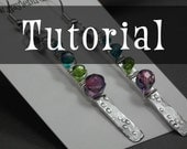 TUTORIAL: Sparkling Aluminum Earrings (Wire-Wrapped Earring Instructions)