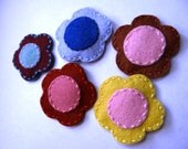 Limited Time Only - Wholesale Lot - Stocking Stuffer - Party Favors - Neskat's Wool Felt Hair Clips