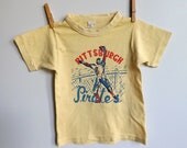 SALE Vintage 1950s tshirt, Pittsburgh Pirates, was USD 35.00