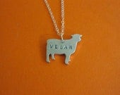 New item-Mini Vegan Sheep necklace