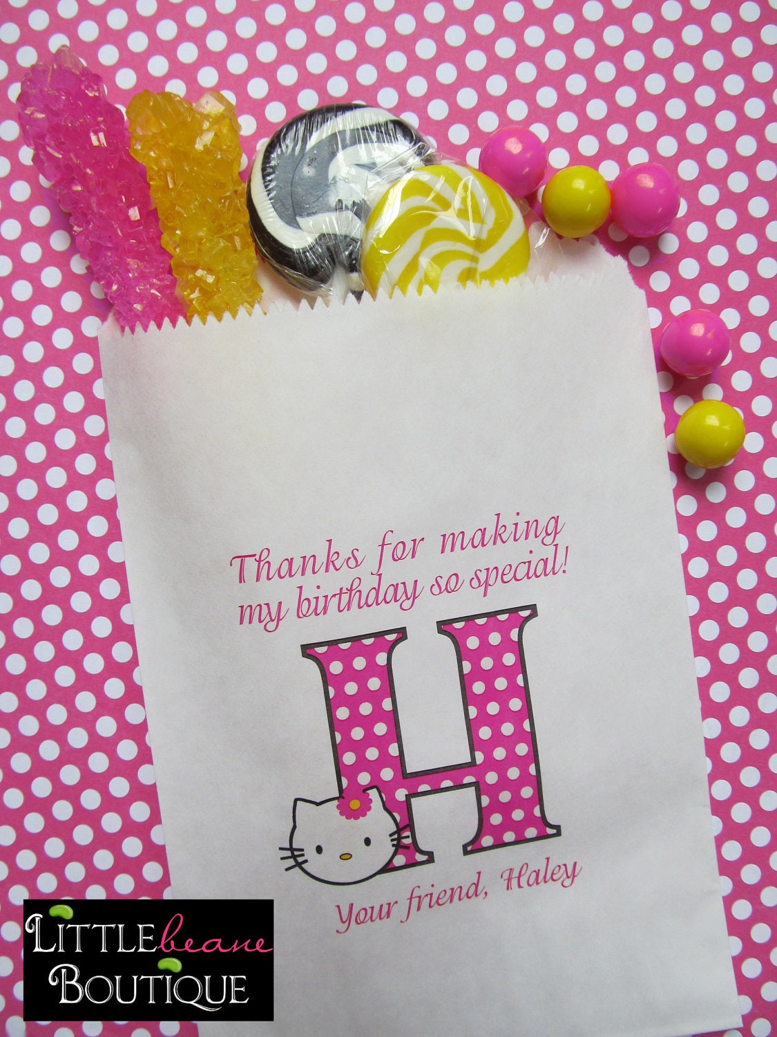 Birthday Candy Bags