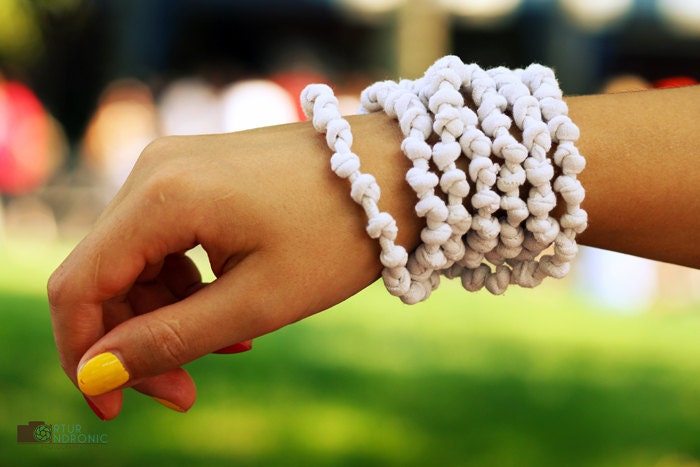 White Long String of TeePearls