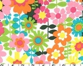 Pop Garden Multi Modern Floral  by Michael Miller Fabrics 1/2 Yard