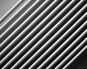 From the "Lines" series Photo print 4x6 inches fine art abstract image with lines  in black and white - signed