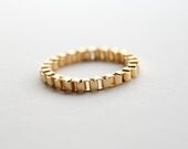 Gold Chain Stacking Ring - Handmade Jewelry - Free Shipping in the US - Summer Fashion