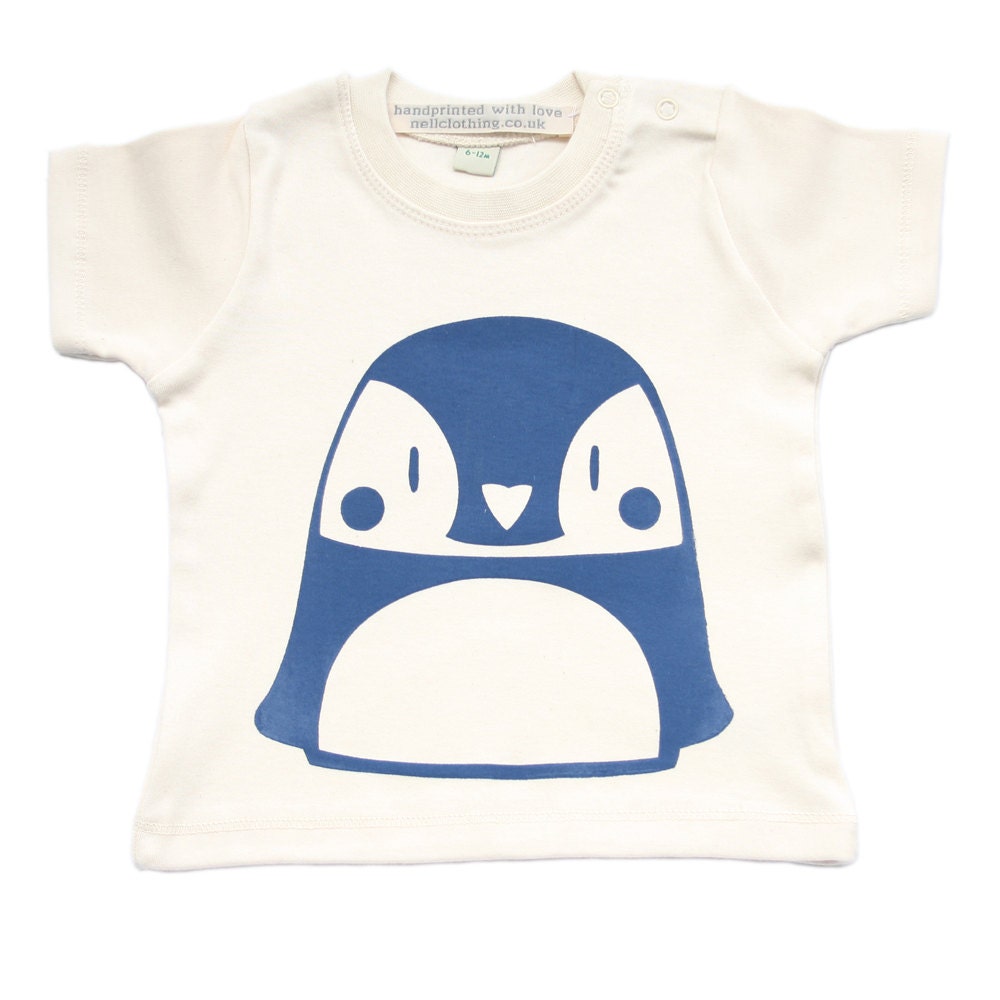 Ernie Emperor Penguin organic cotton t shirt