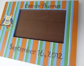 Personalized Custom Made Photo Picture Frames Birthdate New Baby Select Colors Kids  Room Decor