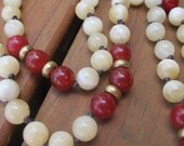 Calcite & Red JadeNecklace