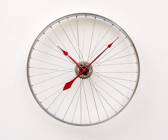 bike wheel clock