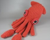 Squid - PDF amigurumi crochet pattern
