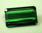 GREEN TOURMALINE Faceted Loose GEMSTONE Brazil 14.90 cts fg33
